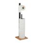 Toilet paper holder 71x19x19cm., light brown/black