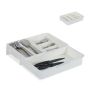 Cutlery tray 6x23.5x31.5cm., white