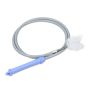 Sewer pipe cleaning spiral 1m, grey/blue/white/silver