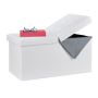 Folding bench 39x75x37cm., white