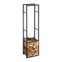 Firewood stand 170x44.5x30cm., black