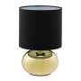 Table lamp 28x18cm., black/gold color