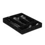 Cutlery tray 4.5x26x36cm., black