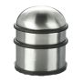 Door support made of stainless steel, silver color