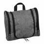 Storage box 23x26.5x14cm., gray/black/silver