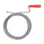 Sewer pipe cleaning spiral 5m, red/silver