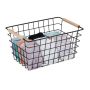 Storage bag 16x31x21cm., black/light brown