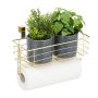 Hanging basket 18x31x17cm., gold color