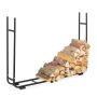 Firewood stand 106x220x22cm., black