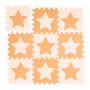 Play mat "Delionė" 91x91cm., beige/orange color
