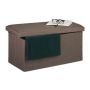 Hallway bench 38x76.5x38.5cm., dark gray