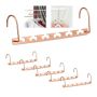 Clothes hangers 6 pcs., copper color