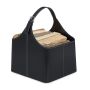 Firewood bag 50x35.5x42.5cm., black