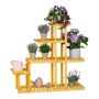 Flower stand with 5 shelves 94.5x104x25cm., light brown