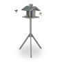 Birdhouse 135x67x56cm., gray/dark green
