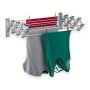 Wall-mounted clothes dryer 27x95x60cm., dark gray/silver color
