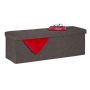 Folding bench 38.5x114x37.5cm., brown