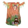 Children's playhouse "Tree" 126x97x97cm., brown/green color
