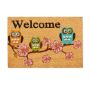 Doormat "Welcome" with owls 60x40 cm.