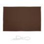 Rectangular sun awning 700x500cm., dark brown