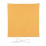 Square sun awning 400x400cm, yellow