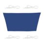 Trapezoidal sun awning 400x200x300, dark blue
