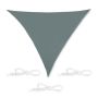 Triangular sun awning 400x400x400cm., gray