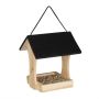 Bird feeder 25.5x23x21cm., light brown/black