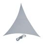 Triangular sun awning 300x300x300cm., light gray