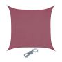 Square sun awning 200x200cm., dark red