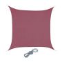Square sun awning 300x300cm., dark red