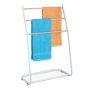 Towel rack 87x58x29.5cm., light brown/white