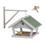 Bird feeder 35x42.5x40.5cm., white/dark green