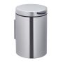 Trash can 25x17x22cm, 3L., black/silver color