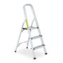 Household ladder 106.5x38.5x63.5cm., black/silver color