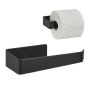 Toilet paper holder 4x15.5x7.5cm., black