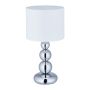 Table lamp 50x25cm., white/silver color
