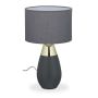 Table lamp 49x28cm., dark gray/gray/gold color