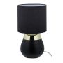 Table lamp 32x18cm., black/gold color