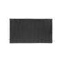 Rubber door mat 75x45 cm., black