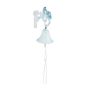 Doorbell 22.5x11.5x9.5cm., light blue/white
