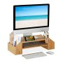 Monitor stand 16x57.5x25cm., light brown
