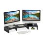 Monitor stand for 2 monitors 10.5x74x27cm., black