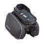 Bicycle bag 20x15x20cm., black/silver color