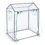 Transparent greenhouse 152x132x92cm., dark green/brown color