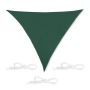 Triangular sun awning 500x500x500cm., dark green