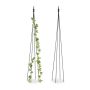 Set of 2 garden grills "Tower" 150x20x20cm., black