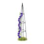 Garden grill "Tower" 190x35x35cm., black/dark green