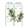 Set of 2 garden grills 150x103x2cm., green