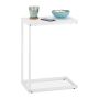 Side table 60x30x45cm., white